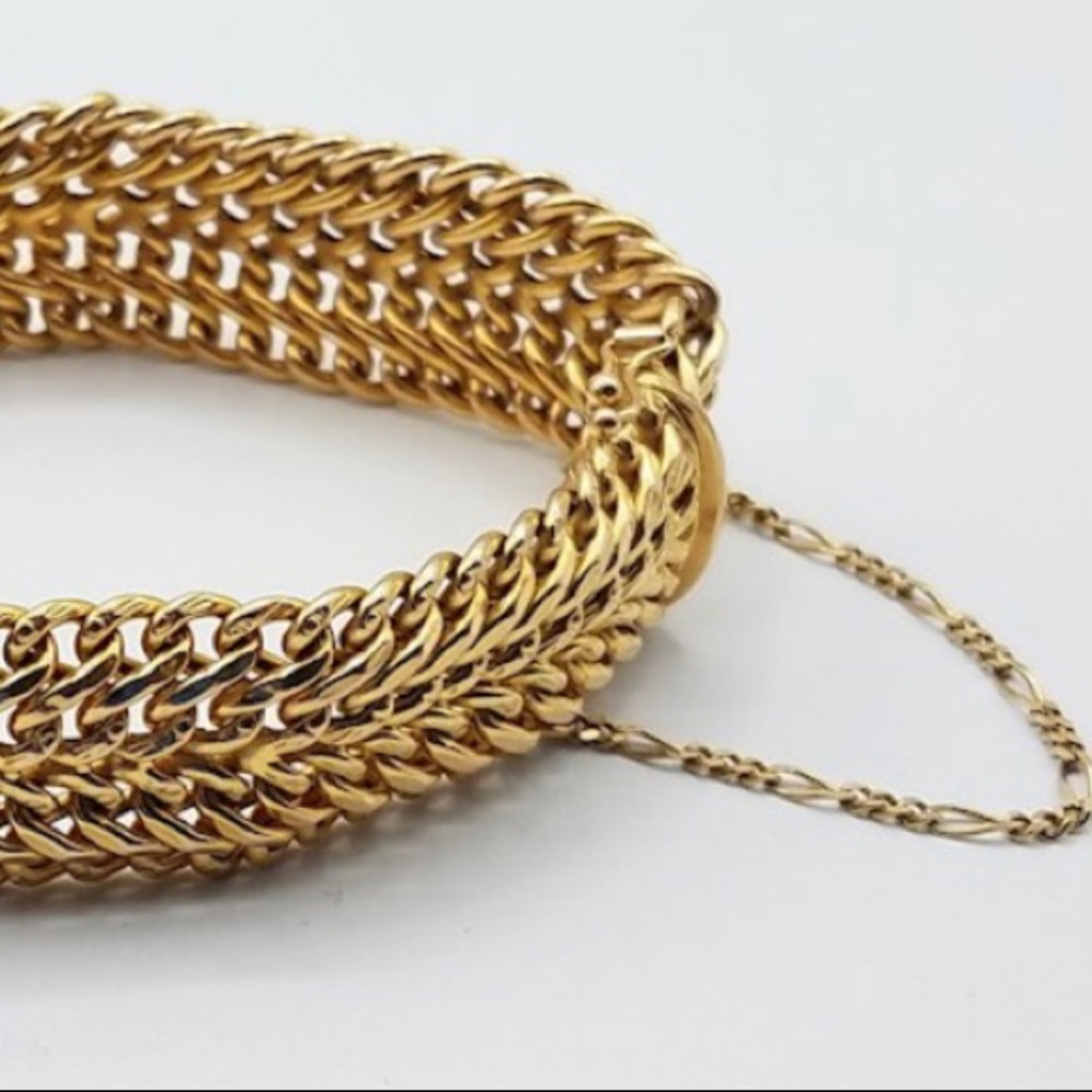 14k Solid Gold Bracelet Italy